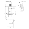 402784 sapho uzatvaraci keramicky vrsok pre iftech a gotech vt020
