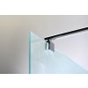 Sapho, perete WALK-IN pentru montare pe perete cu suport, dintr-o bucată, 700 mm, sticlă mată