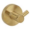 Sapho, cârlig dublu X-ROUND GOLD, mat auriu, XR202GB