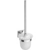 Sapho, perie de perete WC X-SQUARE, crom, XQ301