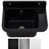 Czarny zlew gospodarczy UNIVERSE SINK QUALITY
