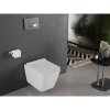 WC Mexen Cube Rimless cu scaun de toaletă subțire, duroplast, alb - 30924000
