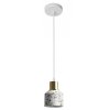 Toollight - Plafoniera E27 60W APP931-1CP, alb-auriu-terazzo, OSW-07006
