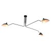 Toollight - lampă suspendată APP569-3C, neagră, OSW-05637