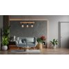 Toollight BOHO LINE, lampă suspendată cu 3 puncte 3xE27 APP1319-3CP, maro-negru, OSW-02461