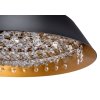 Toollight, lampa LED cu pandantiv Cristal 20W APP1028-CP, negru, OSW-01233