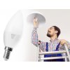 Lumină pentru scule, bec LED E27, 8W, 640lm, alb neutru 4000K, RSL036, OSW-20021