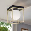 Toollight, plafoniera 13x13x15 cm 1xE27 APP1166-1C, negru-auriu, OSW-14019