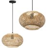 Toollight, plafoniera în stil Boho 1xE27 APP1247-1CP, natural, OSW-01410