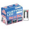 Tutumi, perdea luminoasă LED 300 diode 3x3m 311334, alb cald, CHR-06320