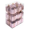 Tutumi, decoratiuni pentru brad 101 buc 311437, roz-auriu, CHR-02004