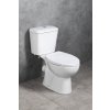 Aqualine, JOSE WC combi, două butoane 3/6l, gunoi spate, alb, PS8812