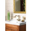 Sapho, Baterie de lavoar de sine stătătoare ANTEA cu gura retro cu priză, bronz, 3376