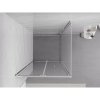 Mexen Exo, cabina de dus cu usa rabatabila 70 x 70 cm, sticla transparenta 6 mm, profil cromat, 816-070-070-01-00