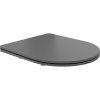 Mexen Lena, Rico, scaun de toaletă cu închidere moale, duroplast, gri închis mat, 39740071