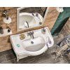 Sapho, Set de baie RETRO 100, alb antic, KSET-015