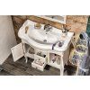 Sapho, Set de baie RETRO 100, alb antic, KSET-015