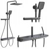 Rea Pedro, set de dus cu termostat, grafit, REA-P0896