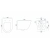 Rea, Set vas WC suspendat REA CARLO Flat Mini Rimless + bideu suspendat REA CARLO Mini, KPL-C2760