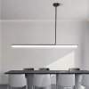 Toollight, plafoniera LED 140cm, 14W, APP1660-CP, negru, OSW-06994