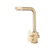 Gamma Nook, robinet de chiuvetă înalt cu racord pentru filtru de apă, auriu mat, GMA-BNKF-BGD