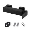 Gamma Cube, baterie de duș de perete fără accesorii, negru mat, GMA-BCEN-BK