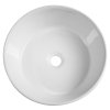 Aqualine, Lavoar de blat ceramic, diametru 40 cm, alb, 40150