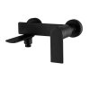 Gamma Faro, robinet pentru cada montat pe perete, negru mat, GMA-BFW-C
