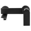 Gamma Faro, robinet pentru cada montat pe perete, negru mat, GMA-BFW-C