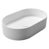 Sapho, lavoar THIN pe blat, Rockstone, 55x35cm, alb mat, WN205
