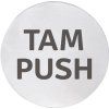 558721 sapho cedula tam push priemer 75mm nerez mat xp127