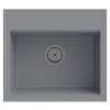 Gamma Modern 5055, chiuveta granit cu 1 compartiment 560x500x210 mm, gri, GMA-ZM-55-G