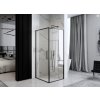 47902 1 rea abra matte rohovy otvaraci sprchovy kut 90 x 90 cm cierny profil cire sklo rea k5502