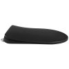 CRAVIT, scaun toaleta PAULA, SLIM, Soft Close, negru mat, KC0903.01.2100E