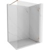 Paravan de dus Mexen Lunar dreapta 100 x 200 cm, sticla transparenta 8 mm, cupru mat, 830-100-000-65-00-P