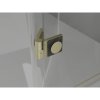 Mexen Lunar-F Duo, duș rabatabil 100 x 90 cm, sticlă transparentă de 8 mm, profil auriu mat, 836-100L-090P-55-00