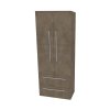 Mereo, Mereo Bino, mobilier baie 163 cm înălțime, dublu, Multidecor, Chicago Concrete gri închis, MER-CN699BCS2