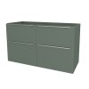 Mereo, Mereo Mailo, mobilier baie 121 cm, mâner cromat, Multidecor, Verde Verde, MER-CN593SZEV1