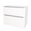 Mereo, Mereo Mailo, mobilier baie 61 cm, mâner cromat, Multidecor, Alb Arctic, MER-CN590SBIAA