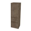 Mereo, Mobilier baie Mereo Opto 125 cm înălțime, deschidere pe dreapta, Multidecor, Chicago Concrete gri închis, MER-CN995PBCS2