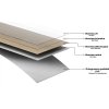Pardoseală din vinil Mexen Beaver Creek 1227 x 187 mm LVT Dryback, suport PVC 2,5 mm, stejar cu canelură în V pe 4 fețe, F1302-1227-187-255-4V1-01