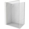 Mexen, Paravan de duș Mexen Kioto-XF L cu ramă 70 x 202 cm, transparent 10 mm, nichel mat - 800-070-174-97-00-XF
