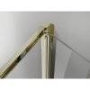 Mexen Exo, ușă de duș pliabilă 95 cm, sticlă transparentă, aurie, 816-095-000-50-00