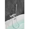 Gamma Roy, baterie termostatică pentru cadă cu set de duș manual, cromat, GMA-BRYPWT-CH