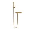 Gamma Roy, baterie termostatică pentru cadă cu set de duș manual, auriu mat, GMA-BRYPWT-BGD