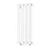 Gamma Vertical, element de încălzire 296x800 mm, 278 W, alb mat, GMA-VERT-800296-WH