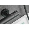 Gamma, baterie termostatică de duș cu montare pe perete și set de duș manual, negru mat, GMA-BRYPNT-BK