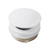 Rea, dop universal de scurgere pentru cadă tip Click-Clack 6cm, fără preaplin, alb, REA-W2017
