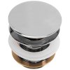 Rea, dop universal de scurgere pentru cadă tip Click-Clack 6cm, fără preaplin, cromat, REA-W2013