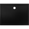 Mexen Flow, cădiță de duș dreptunghiulară subțire 95 x 70 cm, negru mat, 46R707095